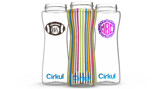 Custom 22oz. Plastic Bottle & Comfort Grip Lid VELO