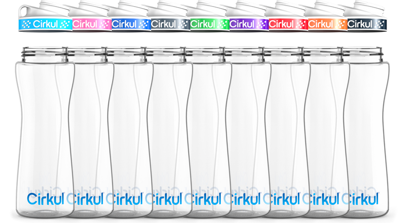 Custom 22oz. Plastic Bottle & Comfort Grip Lid VELO