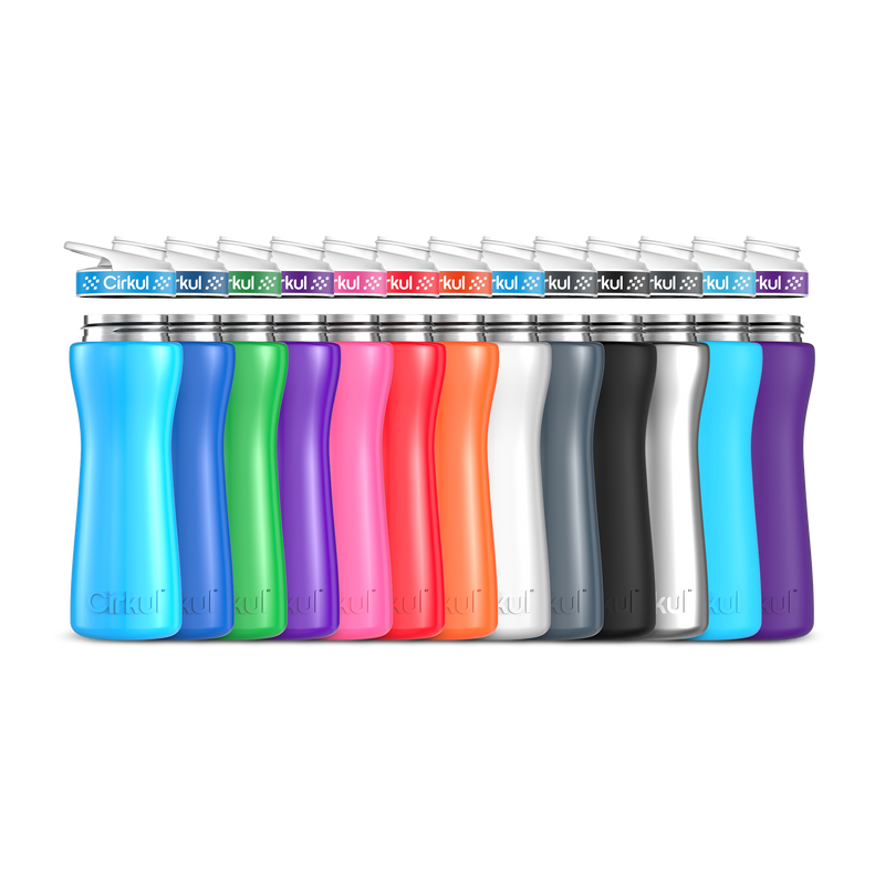 22oz. Stainless Steel Bottle & Comfort Grip Lid PLZ6