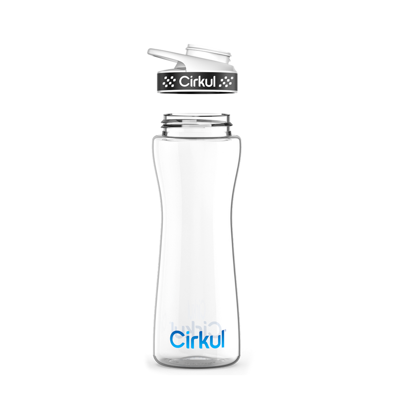 22oz. Plastic Bottle & Comfort Grip Lid 6E7U