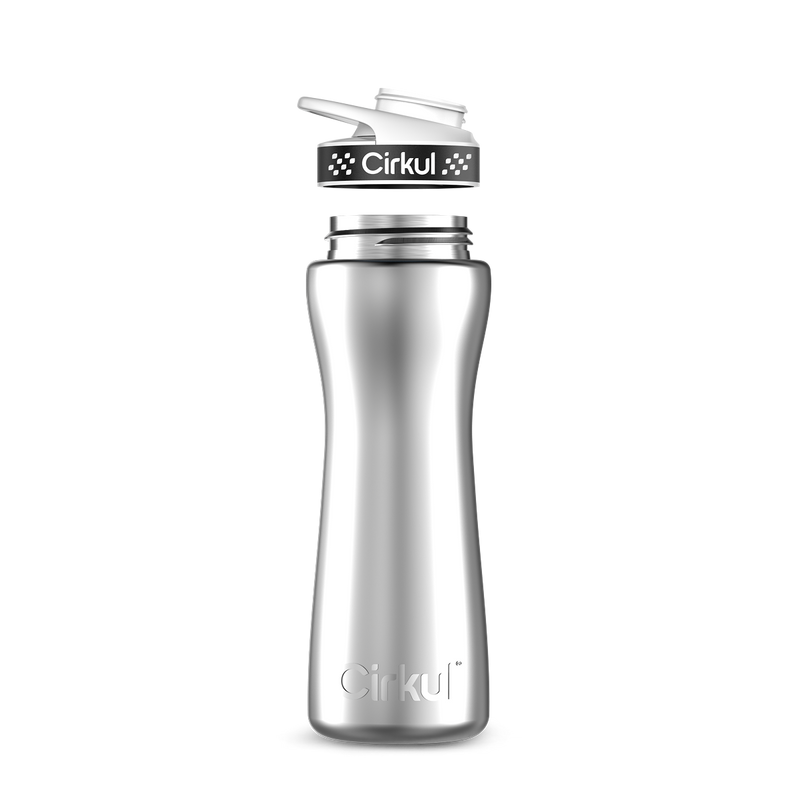 22oz. Stainless Steel Bottle & Comfort Grip Lid PLZ6