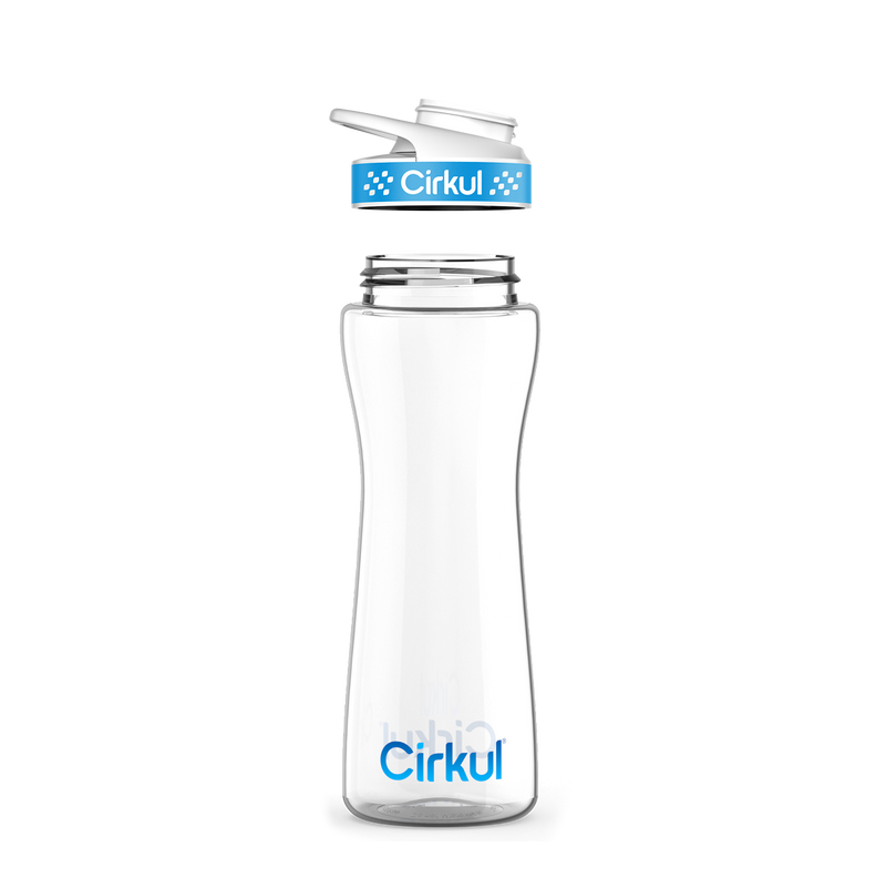 22oz. Plastic Bottle & Comfort Grip Lid 6E7U