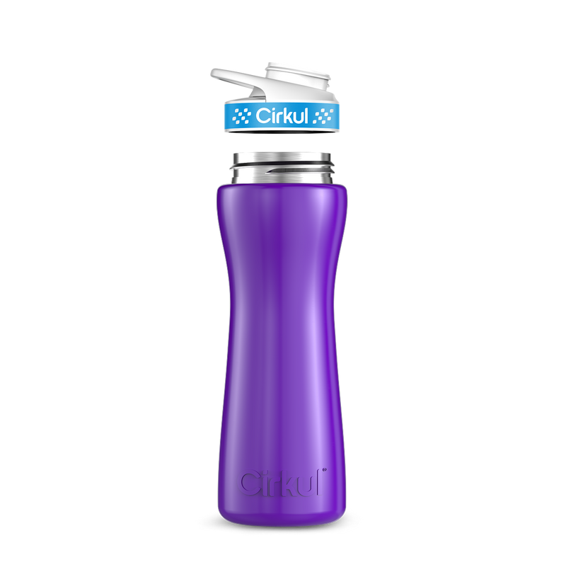 22oz. Stainless Steel Bottle & Comfort Grip Lid PLZ6