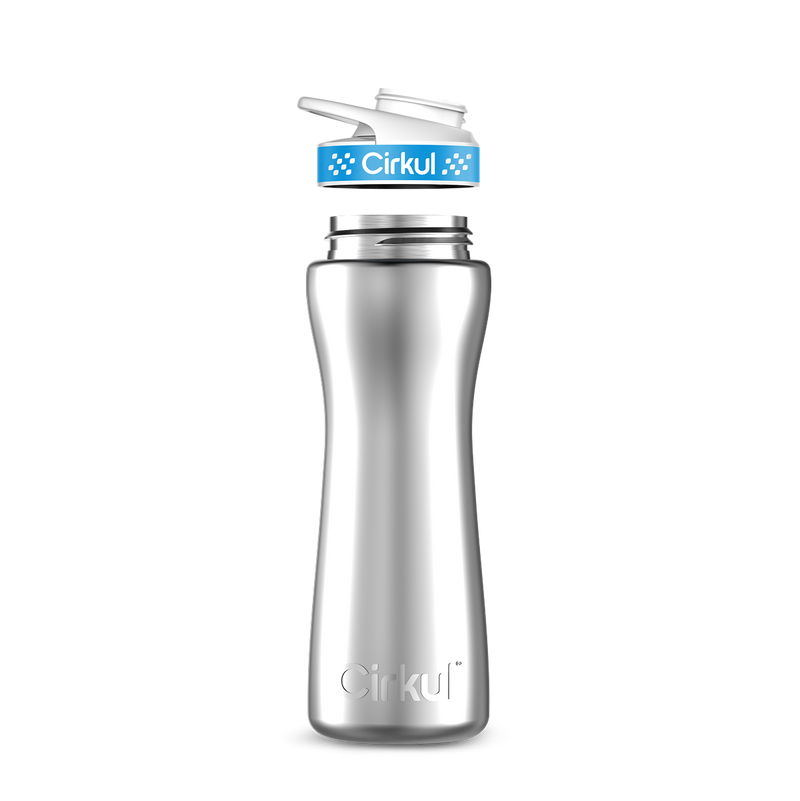 22oz. Stainless Steel Bottle & Comfort Grip Lid PLZ6