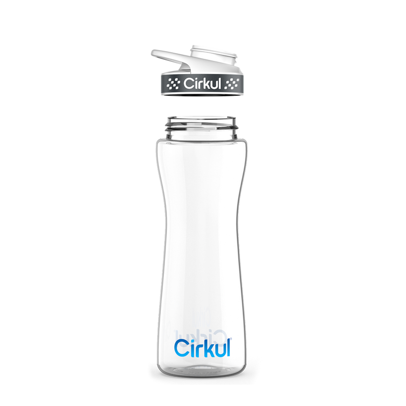 22oz. Plastic Bottle & Comfort Grip Lid 6E7U