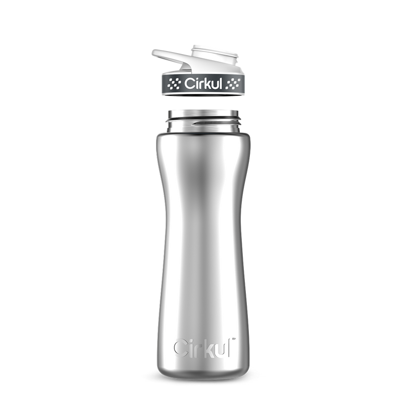 22oz. Stainless Steel Bottle & Comfort Grip Lid PLZ6