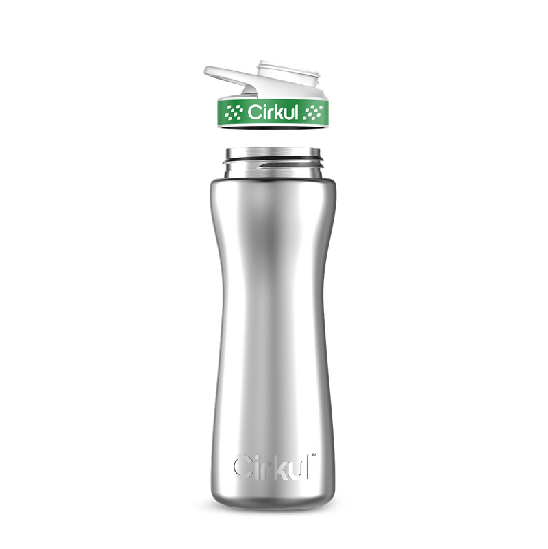 22oz. Stainless Steel Bottle & Comfort Grip Lid PLZ6