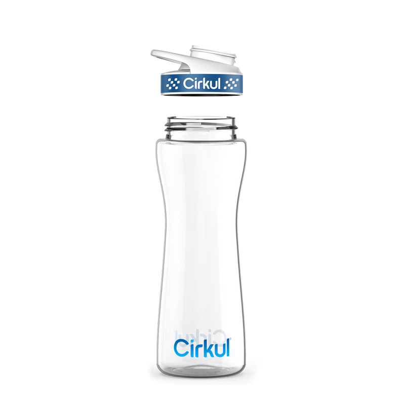 22oz. Plastic Bottle & Comfort Grip Lid 6E7U