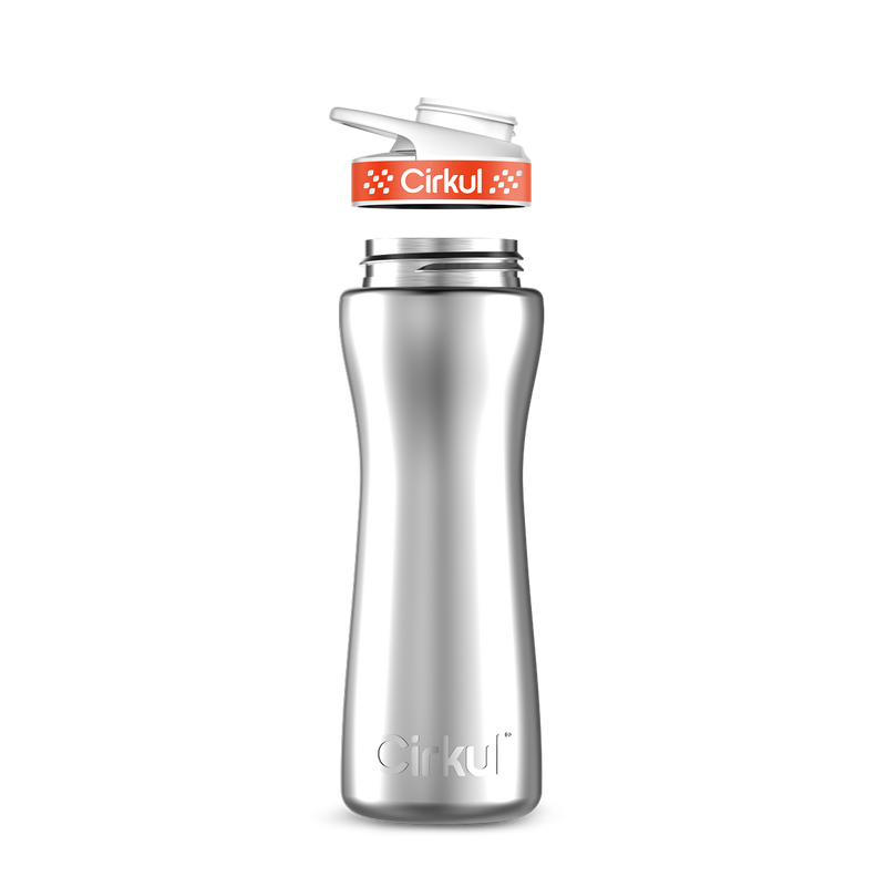 22oz. Stainless Steel Bottle & Comfort Grip Lid PLZ6