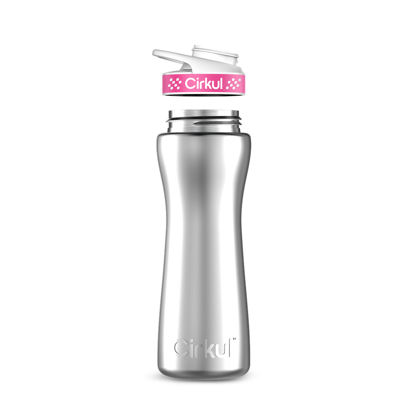 22oz. Stainless Steel Bottle & Comfort Grip Lid PLZ6