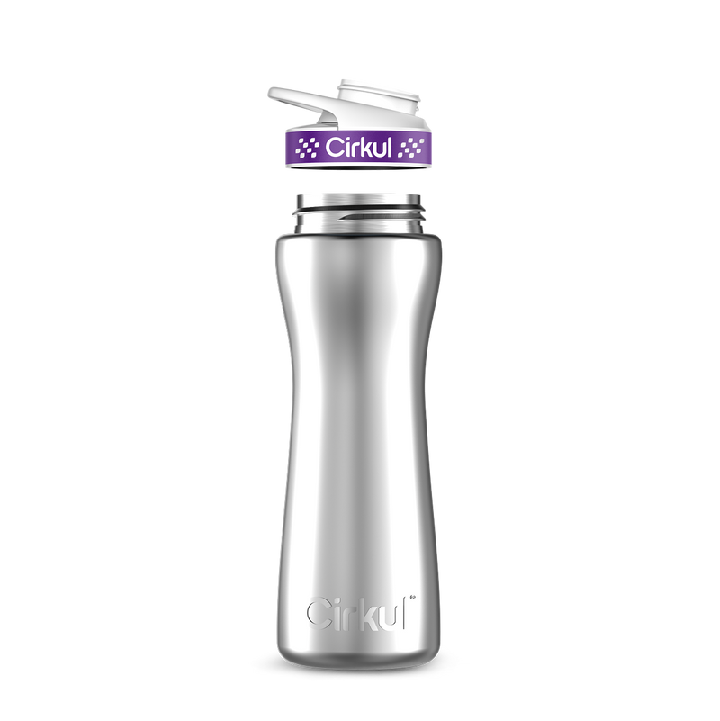 22oz. Stainless Steel Bottle & Comfort Grip Lid PLZ6
