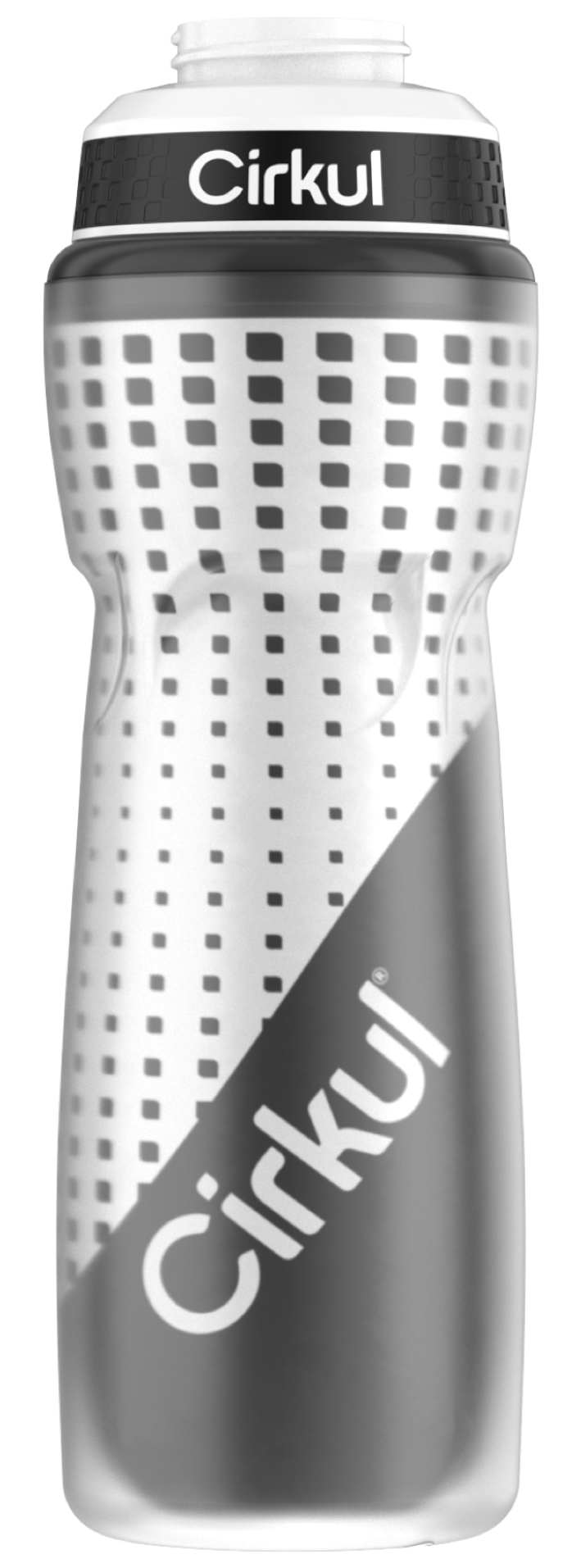 22oz. Insulated Squeeze Plastic Bottle & Sport Lid W8D6