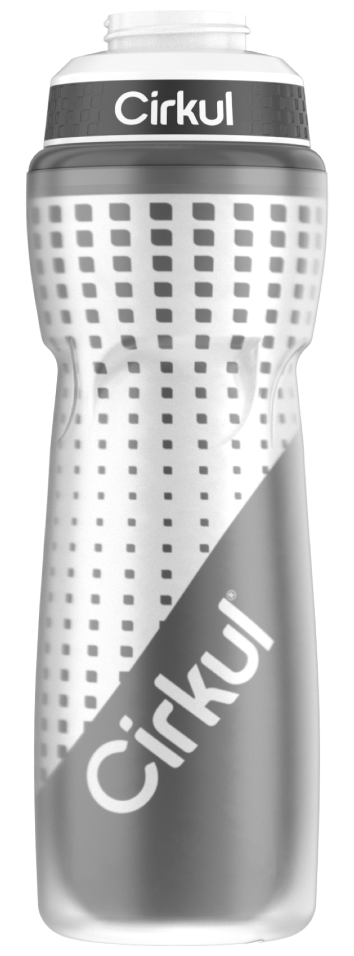 22oz. Insulated Squeeze Plastic Bottle & Sport Lid W8D6
