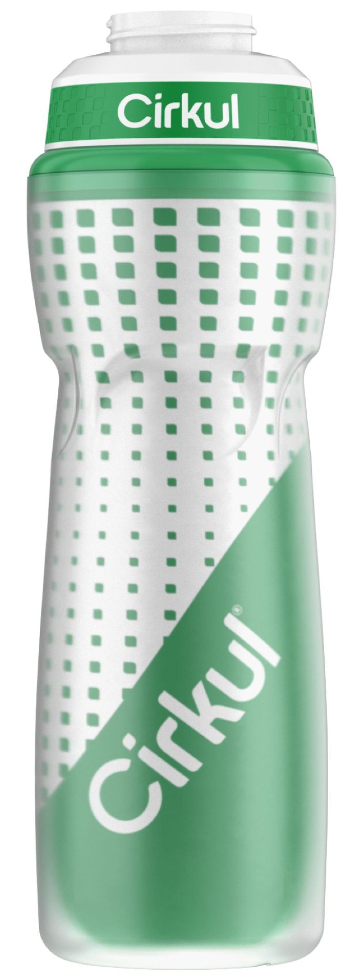 22oz. Insulated Squeeze Plastic Bottle & Sport Lid W8D6