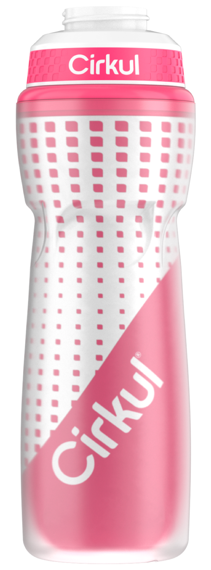22oz. Insulated Squeeze Plastic Bottle & Sport Lid W8D6