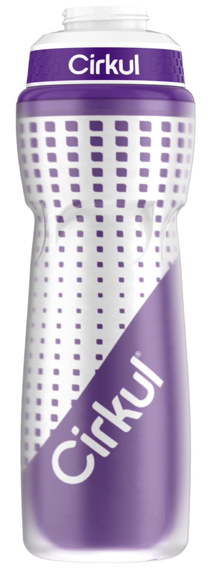 22oz. Insulated Squeeze Plastic Bottle & Sport Lid W8D6