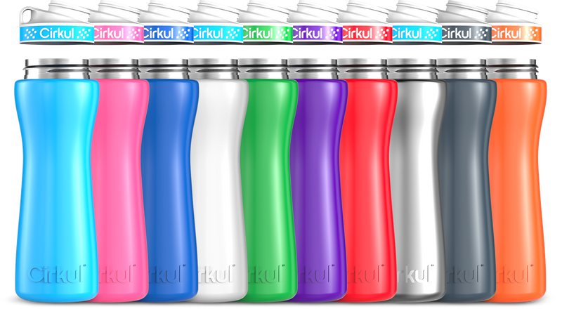 Custom 22oz. Stainless Steel Bottle & Comfort Grip Lid 8TLI