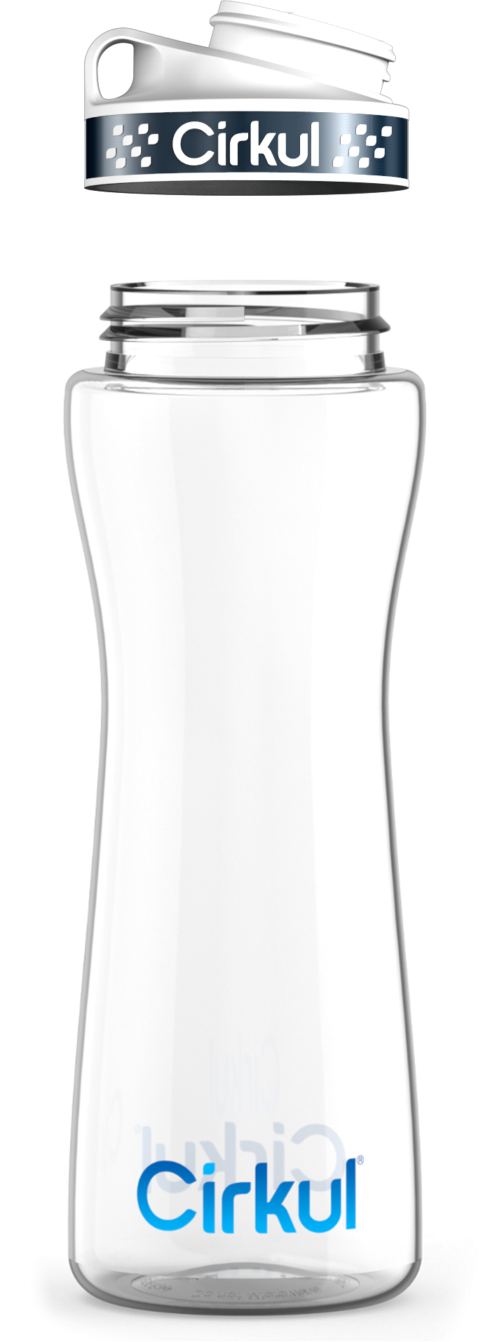 Custom 22oz. Plastic Bottle & Comfort Grip Lid VELO
