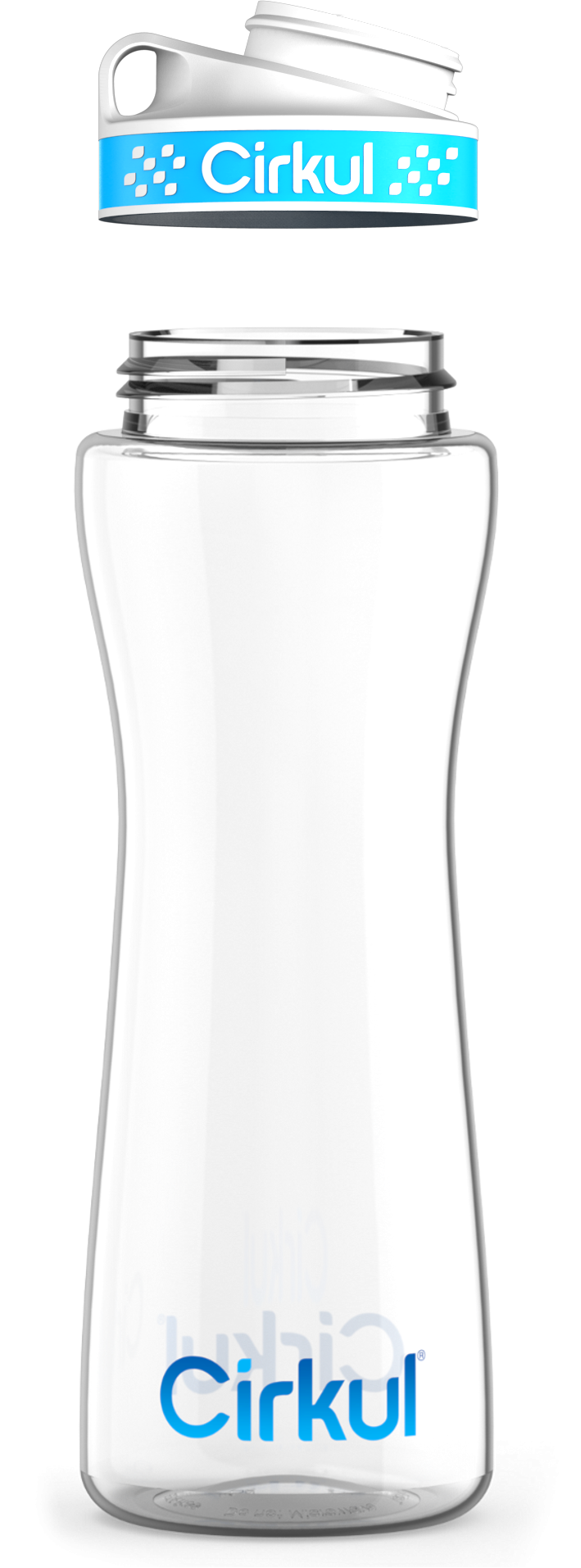 Custom 22oz. Plastic Bottle & Comfort Grip Lid VELO