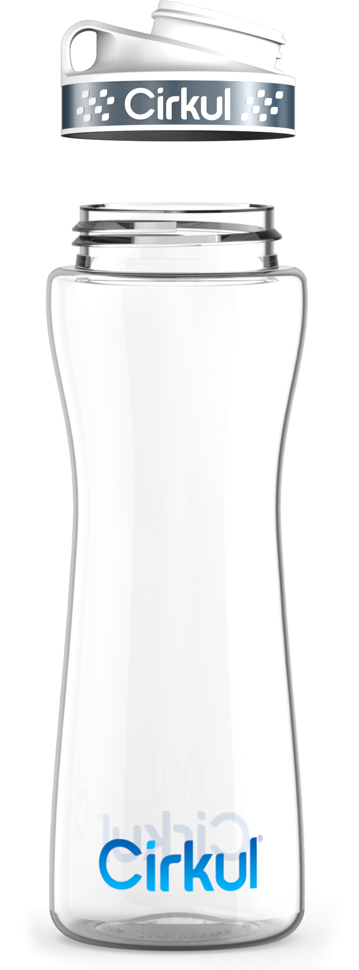 Custom 22oz. Plastic Bottle & Comfort Grip Lid VELO