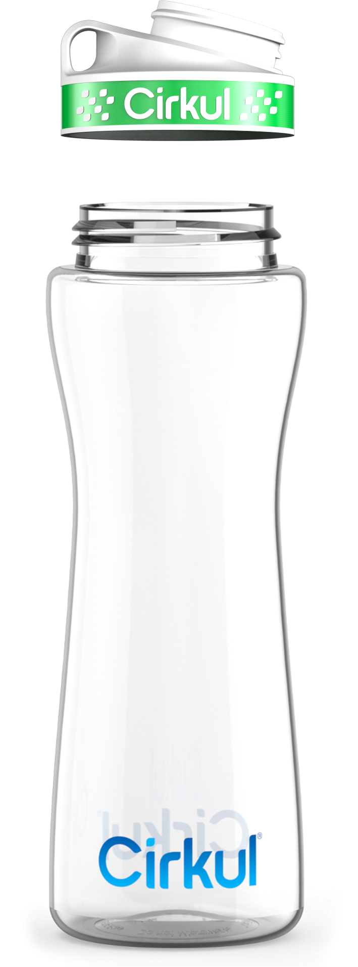 Custom 22oz. Plastic Bottle & Comfort Grip Lid VELO