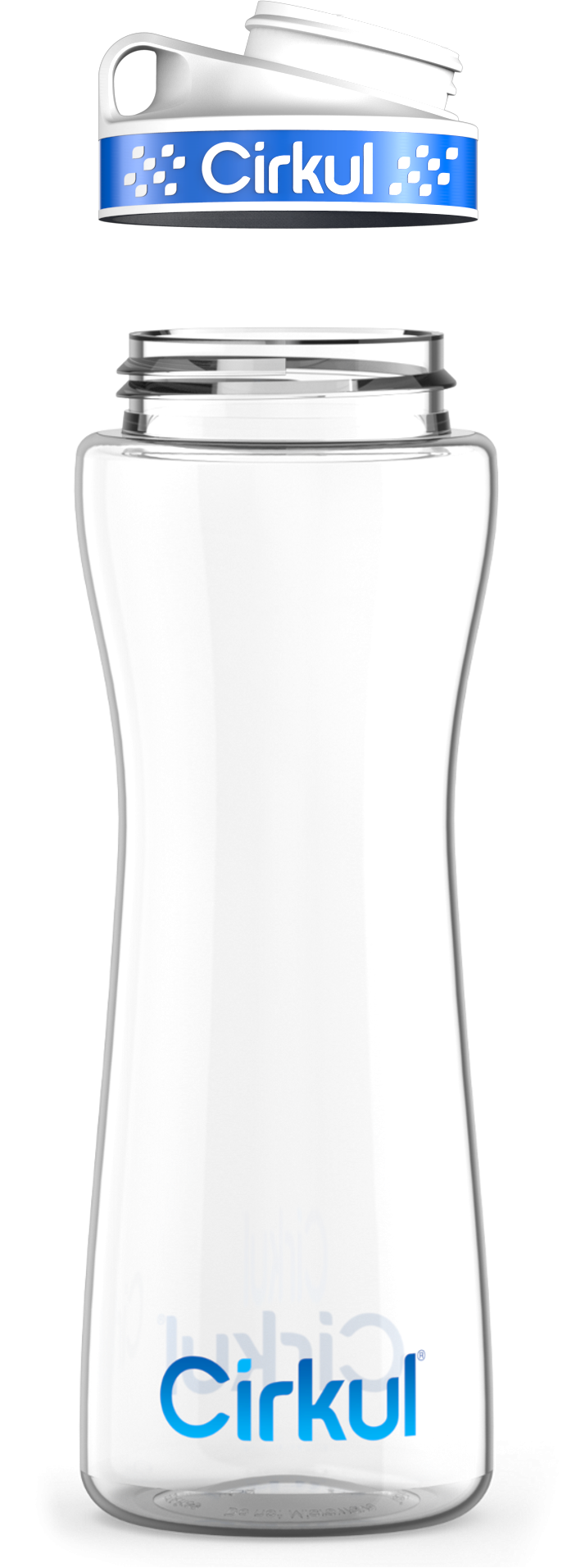 Custom 22oz. Plastic Bottle & Comfort Grip Lid VELO