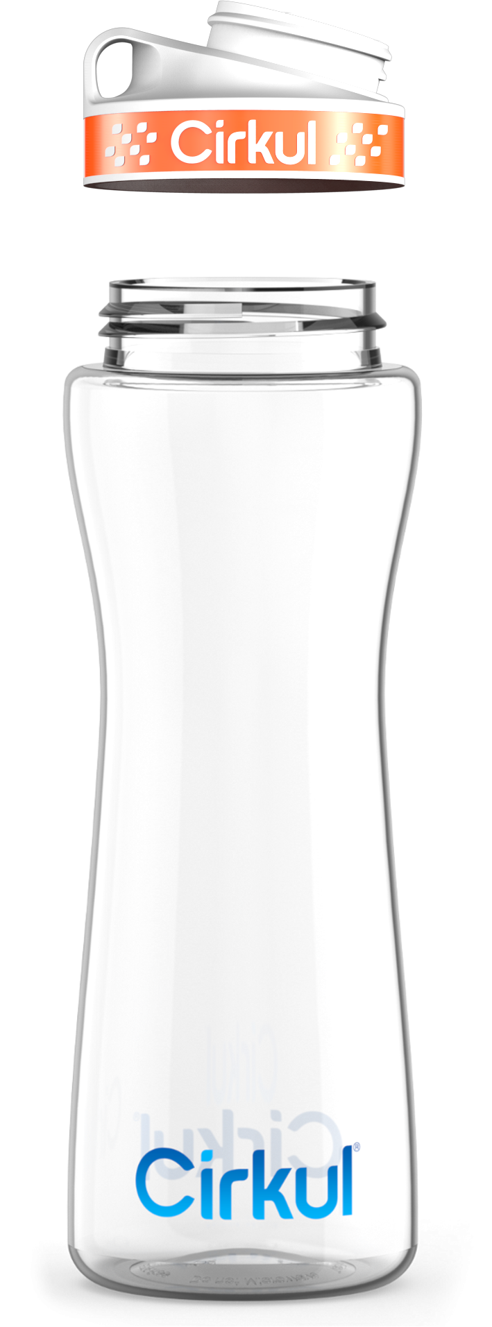 Custom 22oz. Plastic Bottle & Comfort Grip Lid VELO