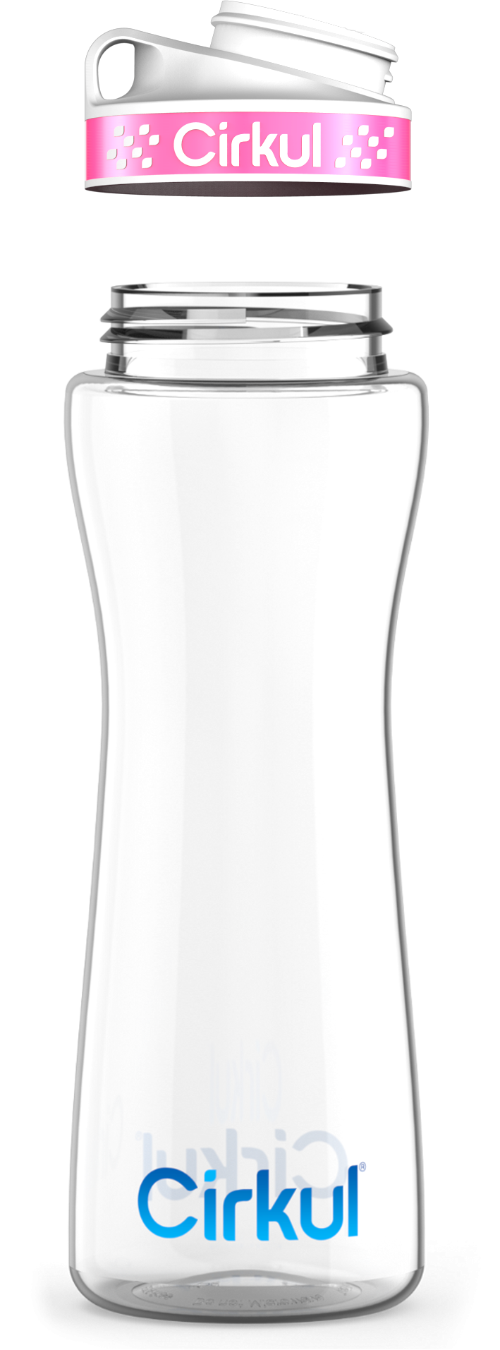 Custom 22oz. Plastic Bottle & Comfort Grip Lid VELO