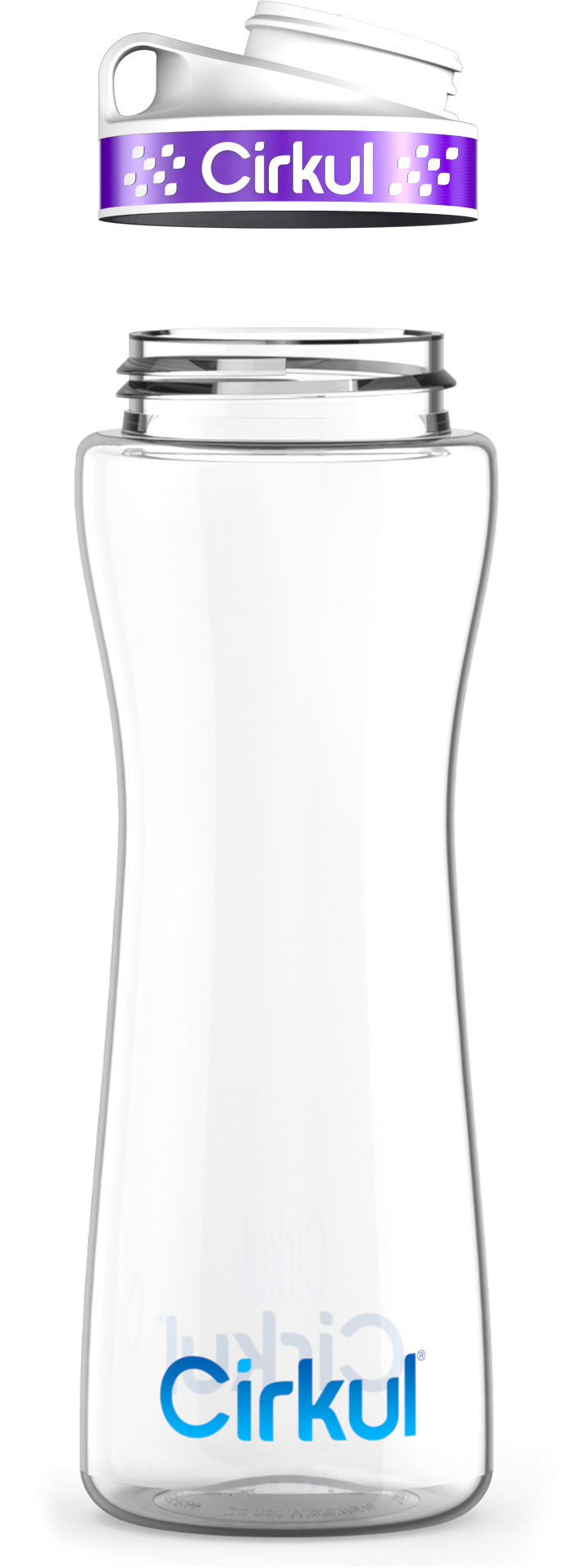 Custom 22oz. Plastic Bottle & Comfort Grip Lid VELO