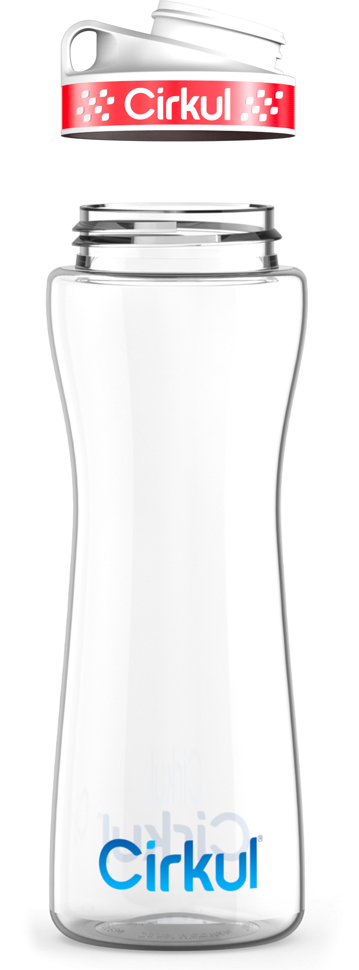 Custom 22oz. Plastic Bottle & Comfort Grip Lid VELO
