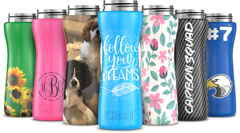 Custom 22oz. Stainless Steel Bottle & Comfort Grip Lid 8TLI